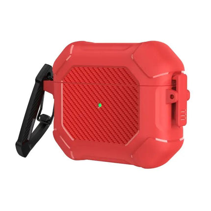 Durable AirPods 3 Cover with Carabiner for Daily Travel