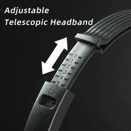 Soyto Wireless Gaming Headset With Active Noise Reduction For Calls adjustable telescopic headband close-up