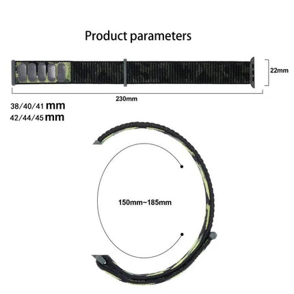 Nylon Loop Watch Band Apple Watch 38/40/41/42/44/45mm