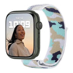7 41mm / 6&SE&5&4 40mm / 3&2&1 38mm / Light Blue Camouflage