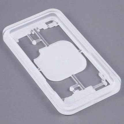 Laser Disassembly Protective Mould for iPhone Battery Covers - white plastic alignment jig for safe back glass removal