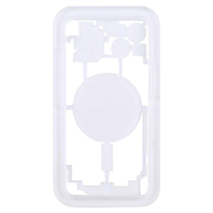 Laser Disassembly Protective Mould for iPhone Battery Covers - white compact plastic mould for safe back glass removal