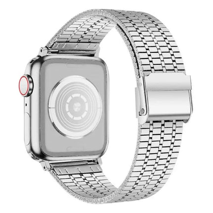 Steel Band For Apple Watch 38/40/41/42/44/45mm Adjustable | Syndmart