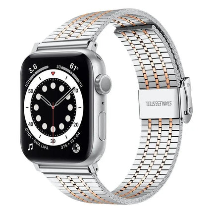 Steel Band For Apple Watch 38/40/41/42/44/45mm Adjustable