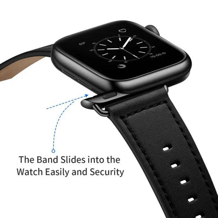 Genuine Leather Apple Watch Band 38/40/41/42/44/45mm