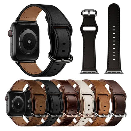 Genuine Leather Apple Watch Band 38/40/41/42/44/45mm