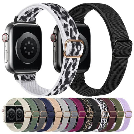 Adjustable Nylon Watch Band For Apple Watch 41/40/38mm