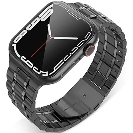 5-Bead Stainless Steel Apple Watch Band Compatible 38-45mm