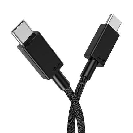 USB-C Cable for Everyday Device Charging at Home and Travel — braided 100W PD USB-C to USB-C fast charging cable