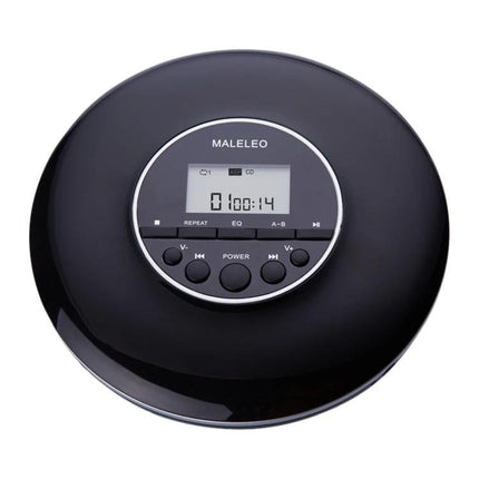 Kecag Wall-Mounted CD Player for Learning with Eye Protection black top view showing control buttons and display