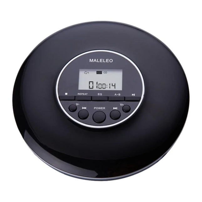 Kecag Wall-Mounted CD Player for Learning with Eye Protection black top view showing control buttons and display