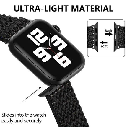 Wave Nylon Apple Watch Band Compatible 38/40/41/42/44/45mm