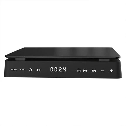 Kecag Plug-in Mini HD DVD Player for Home Entertainment in Black - slim HDMI DVD player with USB and digital display