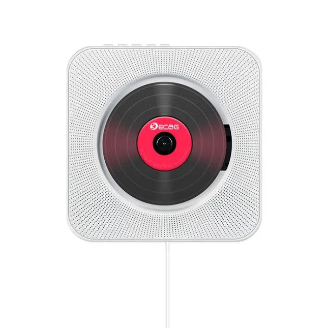 Kecag Wall-Mounted Bluetooth CD Player for Home Music Playback