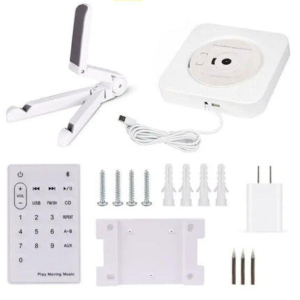Kecag Wall-Mounted Bluetooth CD Player for Home Music Playback | Syndmart