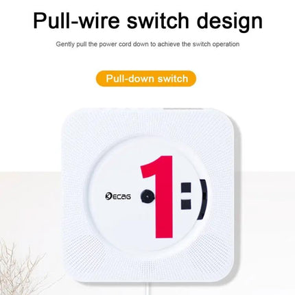 Kecag Wall-Mounted Bluetooth CD Player for Home Music Playback | Syndmart