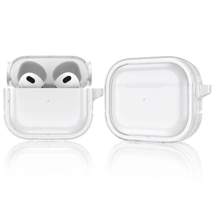AirPods Case for Everyday Protection and Travel Use - clear durable PC+TPU protective cover for AirPods, slim travel-ready design