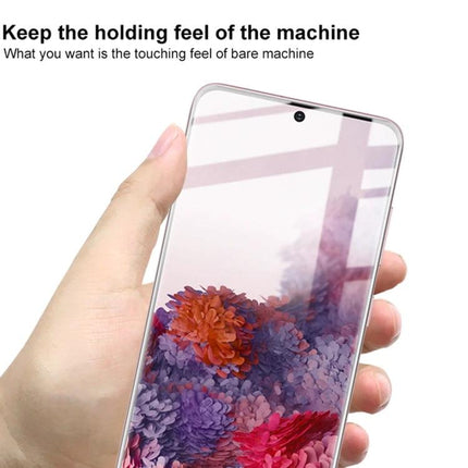 IMAK Curved Full-Screen Hydrogel Film Screen Protector for Phones clear full-coverage protector on curved smartphone maintaining touch sensitivity