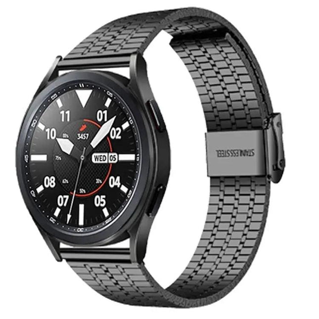 20mm Stainless Steel Watch Band Seven-Bead Universal