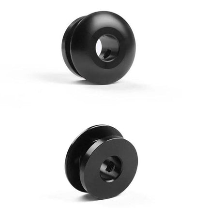 Car Gear Shift Knob Stopper Dust Cover Fixer Keeps Boot Secure - black aluminum stopper for fixing and securing shift boot