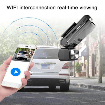 Dual Camera WiFi Car Dash Cam for Secure Driving Footage showing WiFi real-time mobile viewing and parking monitoring