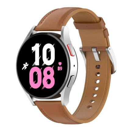 Leather Watch Band For Samsung Galaxy Watch 5 Pro 40/44/45mm