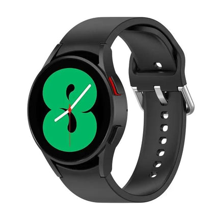Silicone Round Buckle Watch Band For Galaxy Watch 40/44/45mm