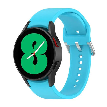Silicone Round Buckle Watch Band For Galaxy Watch 40/44/45mm