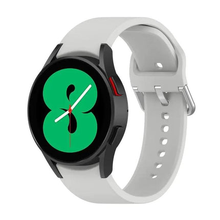 Silicone Round Buckle Watch Band For Galaxy Watch 40/44/45mm