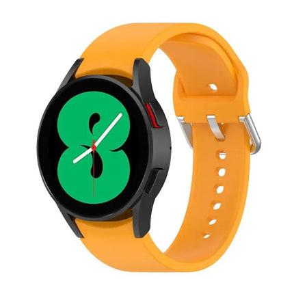Silicone Round Buckle Watch Band For Galaxy Watch 40/44/45mm