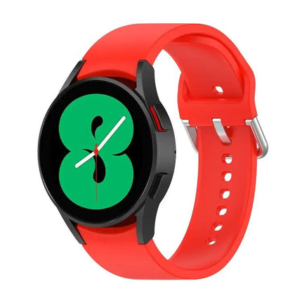 Silicone Round Buckle Watch Band For Galaxy Watch 40/44/45mm