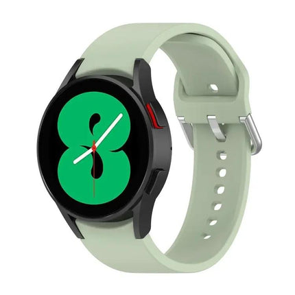 Silicone Round Buckle Watch Band For Galaxy Watch 40/44/45mm