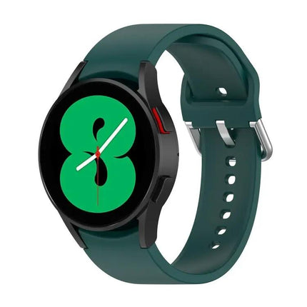 Silicone Round Buckle Watch Band For Galaxy Watch 40/44/45mm