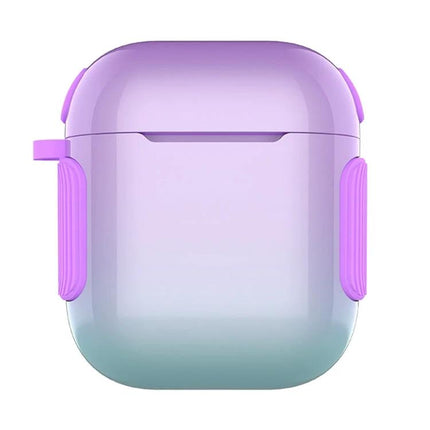 Protective Case for Everyday AirPods Use and Travel - lavender gradient case with reinforced corner bumpers for drop and scratch protection