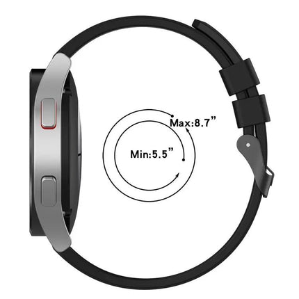 20mm Black Silicone Band Samsung Galaxy Watch 45mm Pro