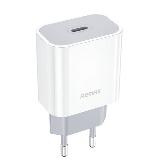 REMAX USB-C Charger for Daily Home Device Powering white 20W PD wall charger for smartphone and tablet
