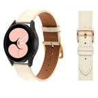 For Samsung Galaxy Watch5 Pro 45mm/5 44mm/5 40mm / Beige White