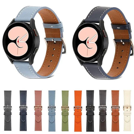 Leather Watch Band For Samsung Galaxy Watch 45/44/40mm