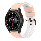 For Samsung Galaxy Watch5 Pro 45mm/5 44mm/5 40mm / Pink White