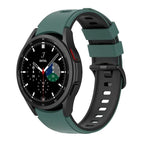 For Samsung Galaxy Watch5 Pro 45mm/5 44mm/5 40mm / Olive Green Black