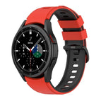 For Samsung Galaxy Watch5 Pro 45mm/5 44mm/5 40mm / Red Black