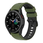 For Samsung Galaxy Watch5 Pro 45mm/5 44mm/5 40mm / Army Green Black