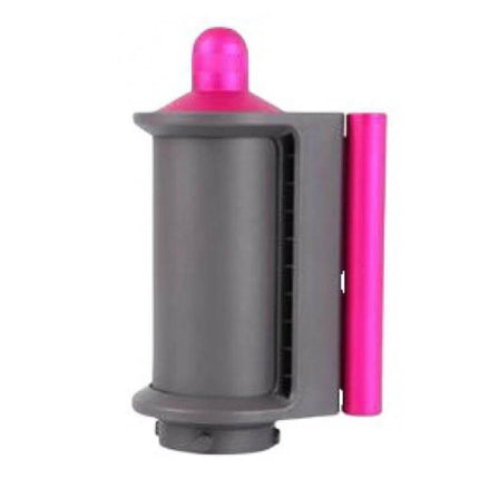 Anti Flying Wind Nozzle For Airwrap Keeps Hair Neat And Smooth gray and pink attachment for taming flyaways on dry hair