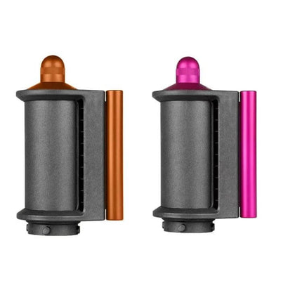 Anti Flying Wind Nozzle For Airwrap Keeps Hair Neat And Smooth - dual orange and pink attachment image