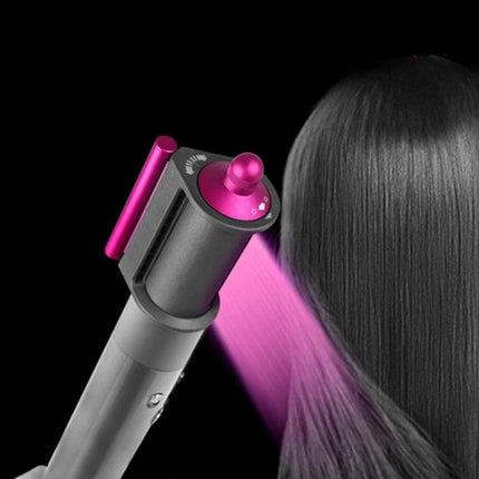 Anti Flying Wind Nozzle For Airwrap Keeps Hair Neat And Smooth - close-up of nozzle directing airflow to smooth glossy hair