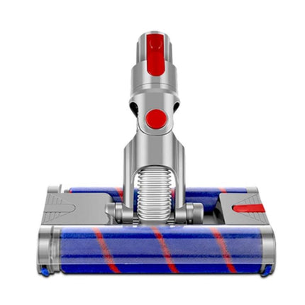 Double Roller Electric Floor Brush for Dyson Vacuums replacement head with blue dual rollers for under-furniture and corner cleaning