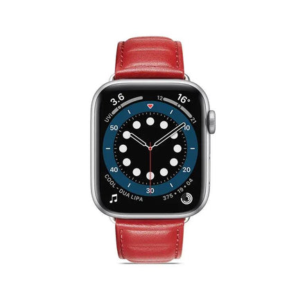 Leather Watch Band For Apple Watch 38/40/41/42/44/45mm | Syndmart