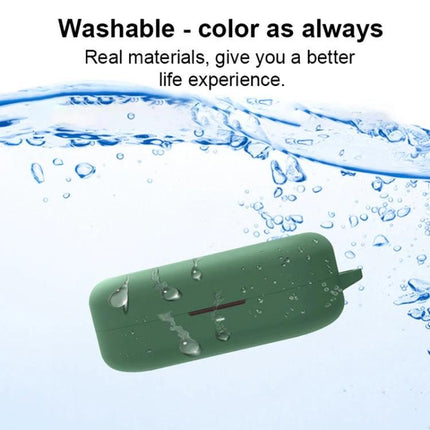 Keep Your Beoplay Earphones Safe with EQ Silicone Cover and Carabiner - green washable silicone case with carabiner attachment