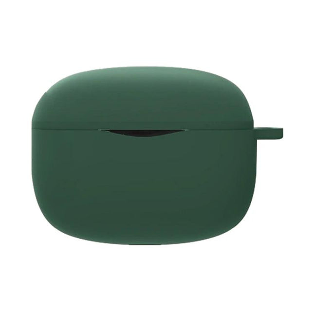 Protect your SoundPEATS earphones with a silicone case for daily activities - dark green slim 1.8mm protective case for commuting and travel