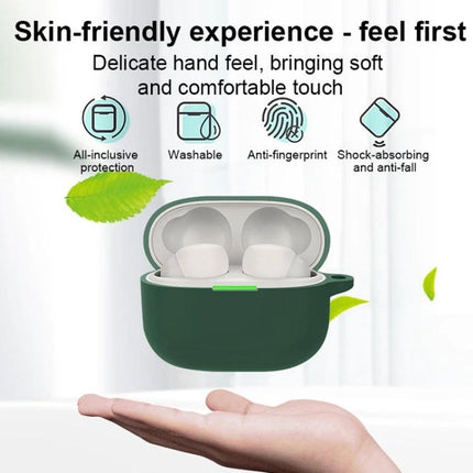Protect Your Sony Earphones with Silicone Case for Daily Use — slim 1.8mm green silicone protective case for Sony earphones, washable, anti-fingerprint, shock-absorbing